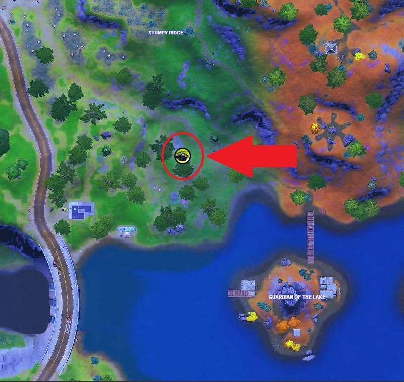 Downed Black Helicopter in Fortnite Season 6 (Image via Fortnite.GG)
